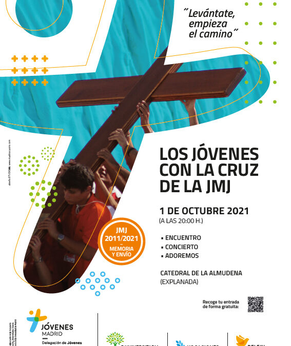 Los jóvenes con la cruz de la JMJ